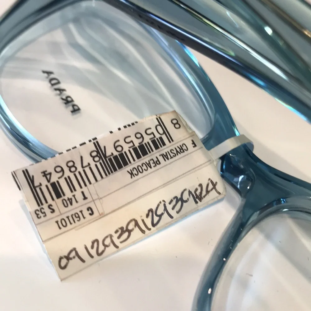 Prada 19WV Blue Women's Eyeglasses New never worn - Picture 9 of 9